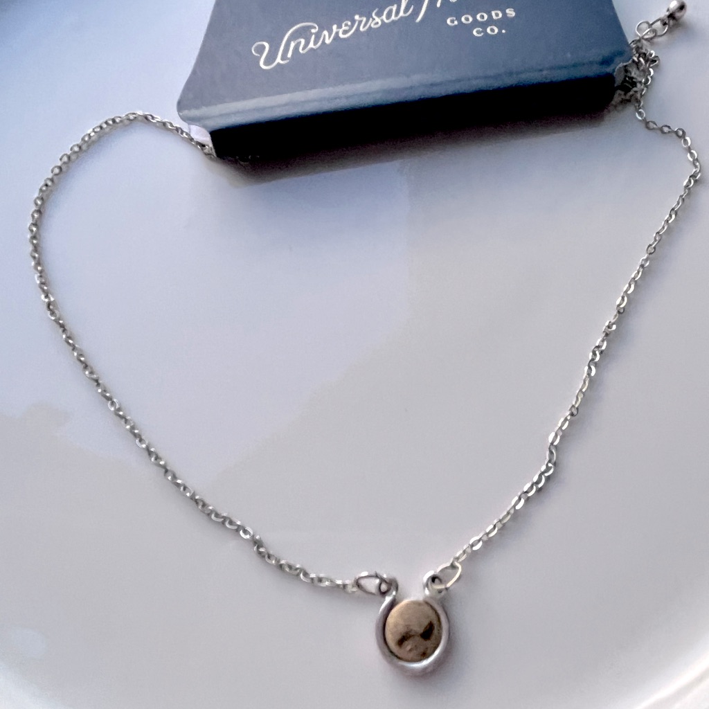 325 Universal Thread Dainty Minimalist Silver And Gold Charm Necklace 18$